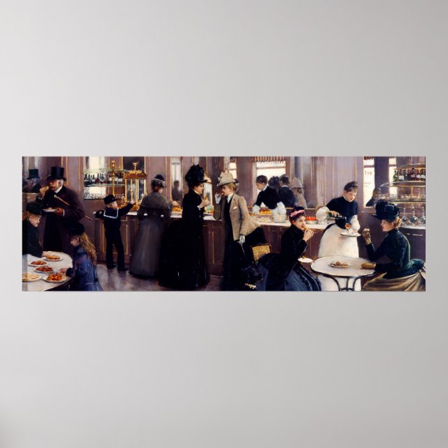 The Gloppe pastry shop on the Champs-Elysees Poster (Front)