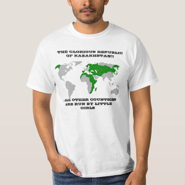 The glorious republic of Kazakhstan T-Shirt (Front)