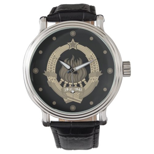 The Glorious SFR Yugoslavia _ Emblem Watch Watch