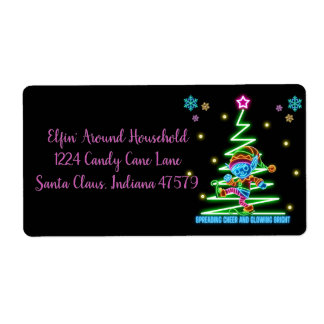 The Glow Show Elf Label