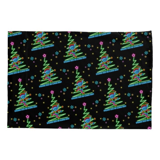 The Glow Show Elf Pillow Case (Back)