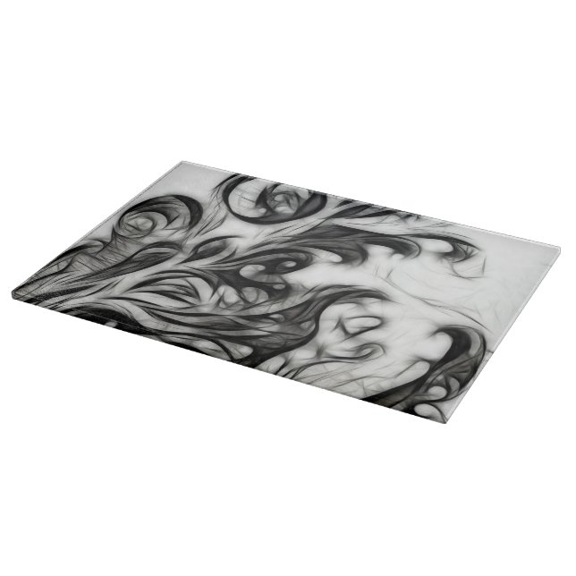 The Glowing Floral Invert Cutting Board (Corner)