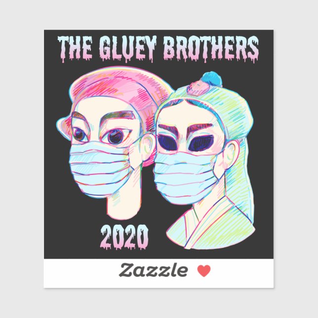 The Gluey Brothers 2020 Sticker (Sheet)