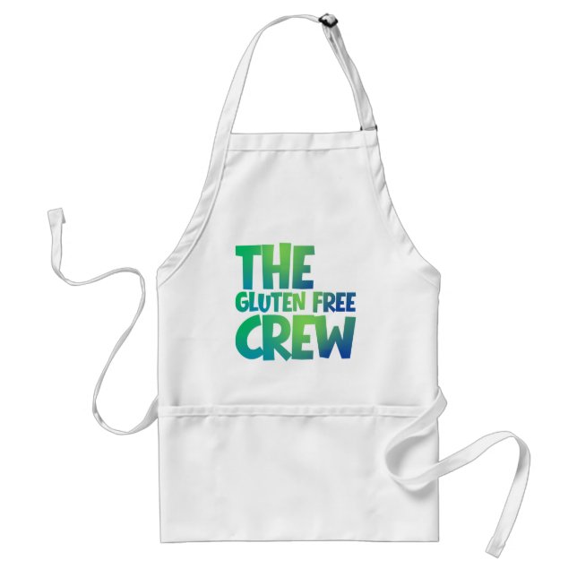 The Gluten Free Crew Adult Apron (Front)