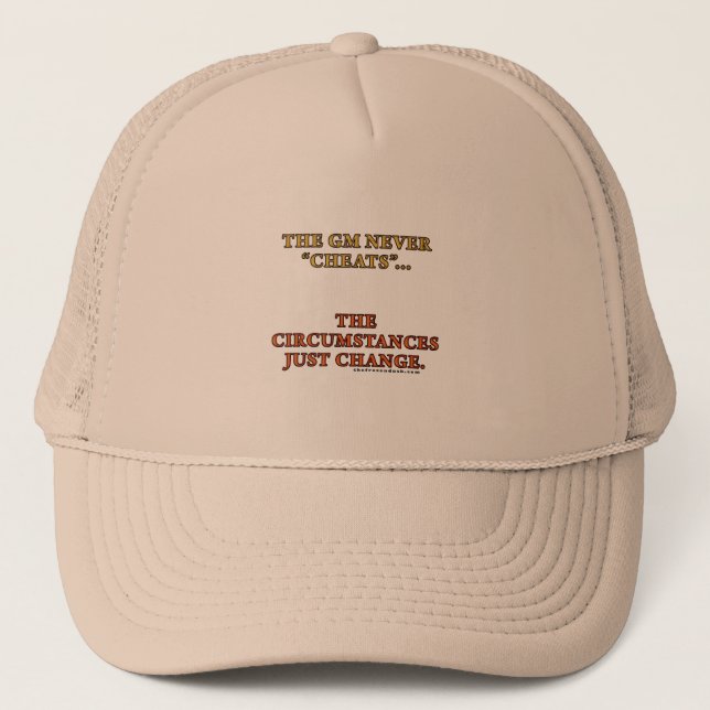 The GM Never Cheats Trucker Hat (Front)