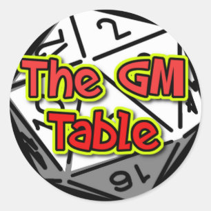 The GM Table Stickers (Sheet of 20)