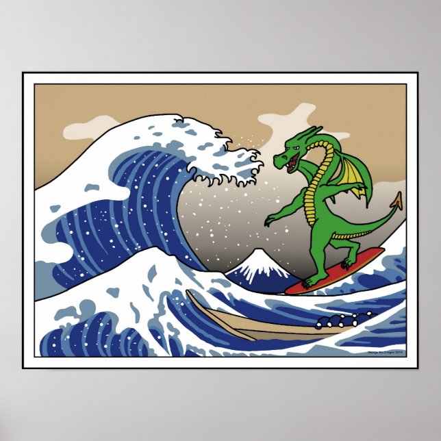 The Gnarly Wave off Kakogawa Poster (Front)