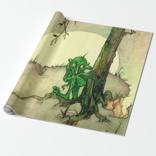âœThe Gnomeâ by Marjorie Miller Wrapping Paper