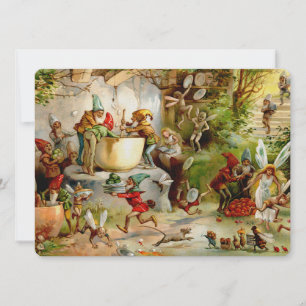 The Gnomes' Kitchen – 1895 Invitation