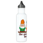 The Gnomes Made Me Do It Stainless Steel Water Bottle (Left)