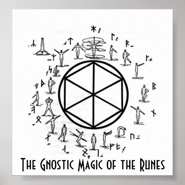 The Gnostic Magic of the Runes Poster (Front)