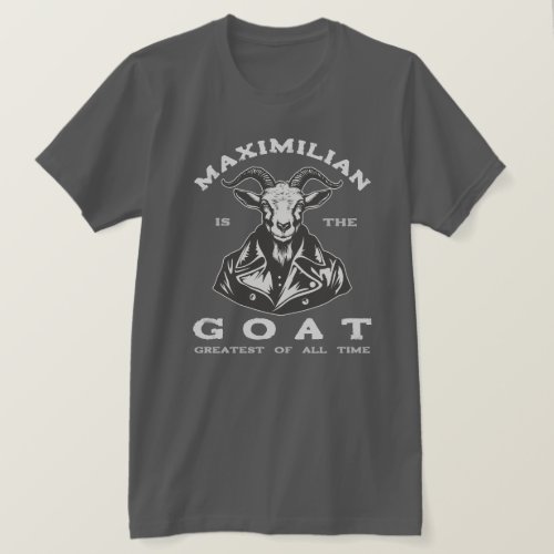 The GOAT Greatest Of All Time With Your Name T_Shirt