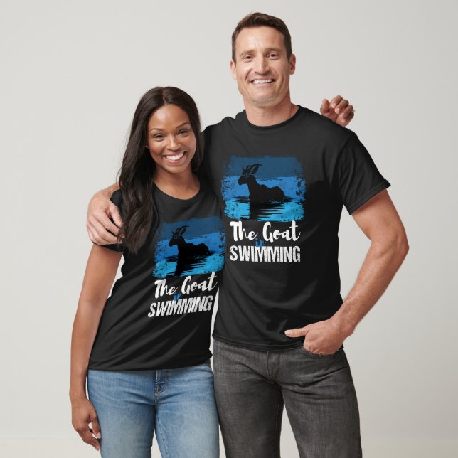 The Goat in Swimming T-Shirt (Unisex)