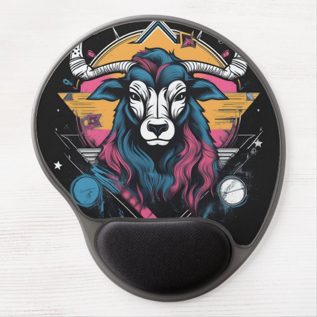 The Goat Mouse  Gel Mouse Pad (Front)