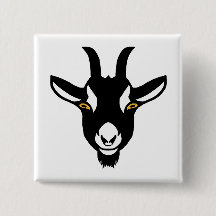 The Goat Network - Goat Pin - Square