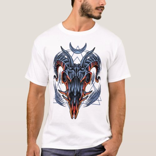 the_goat_skull_EMYCZE T_Shirt