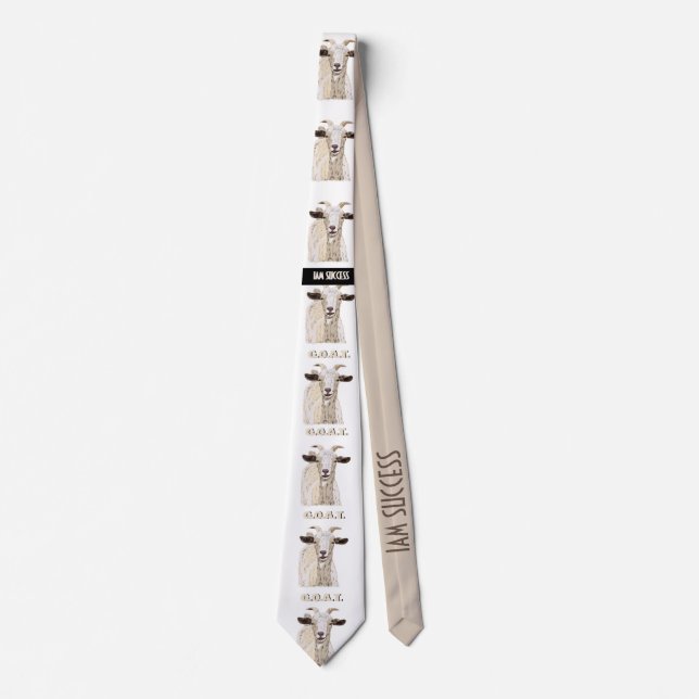 THE GOAT T-Shirt Neck Tie (Front)