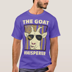 The Goat Whisperer Design For Women Men Farmer Goa T-Shirt