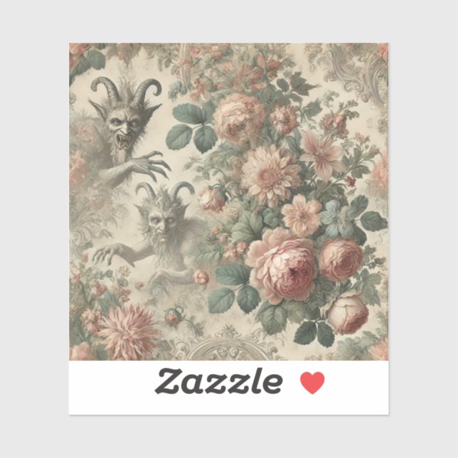 The Goatman’s Garden – Gothic Folklore Design Sticker (Sheet)