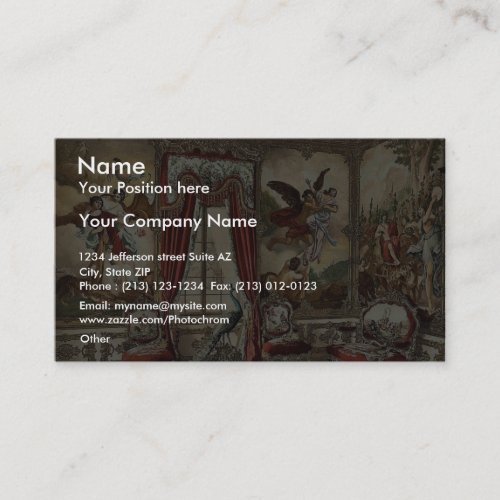 The Gobelin Tapestries, Linderhof Castle, Upper Ba Business Card