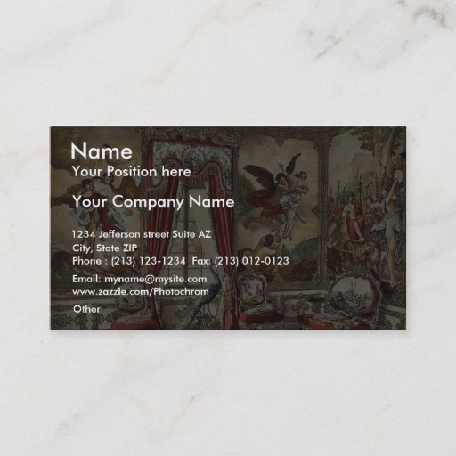 Customizable The Gobelin Tapestries, Linderhof Castle, Upper Ba Business Card