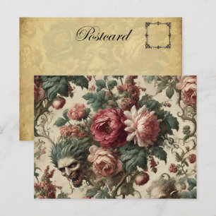 The Goblin Couriers – Gothic Victorian Holiday Postcard