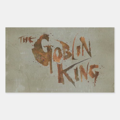 The Goblin King Rectangular Sticker
