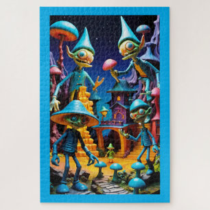 The Goblins of Groll-Town - Ken Gage Fantasy Art Jigsaw Puzzle