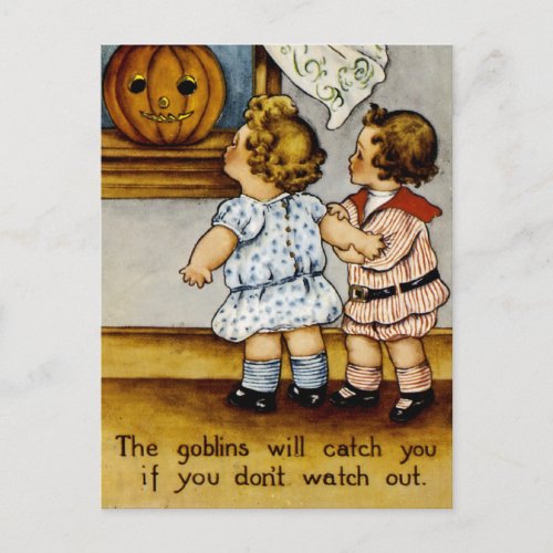 The Goblins Will Catch You Postcard
