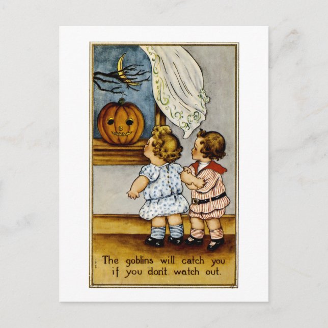 The Goblins Will Catch You Postcard (Front)