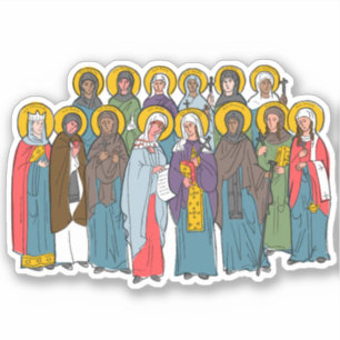 The God-Beloved Deaconesses Sticker