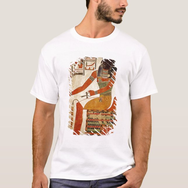 The god, Khepri, from the Tomb of Nefertari T-Shirt (Front)