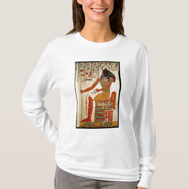 The god, Khepri, from the Tomb of Nefertari T-Shirt (Front)