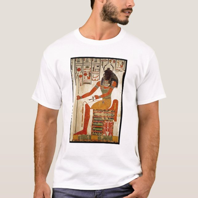 The god, Khepri, from the Tomb of Nefertari T-Shirt (Front)