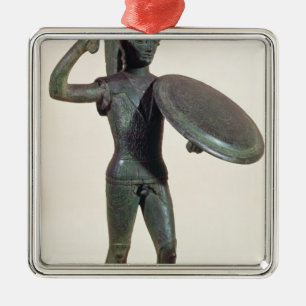 The God Mars or a Warrior Metal Ornament
