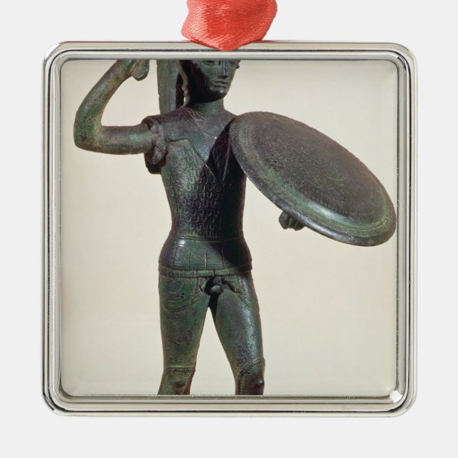 The God Mars or a Warrior Metal Ornament (Front)