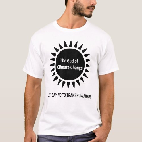 The God of Climate Change T_Shirt