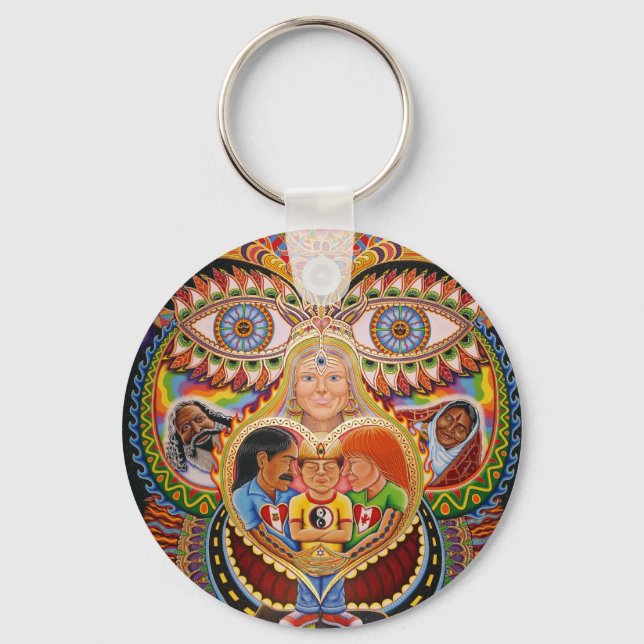 The God of Healing  Keychain (Front)