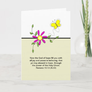 The God of Hope Greeting Card - Romans 15-13