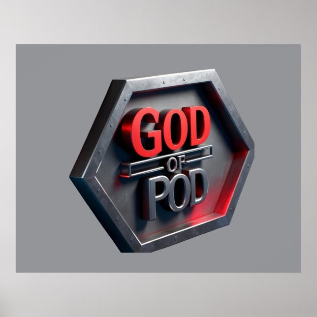 The God Of POD (Print On Demand) Poster (Front)
