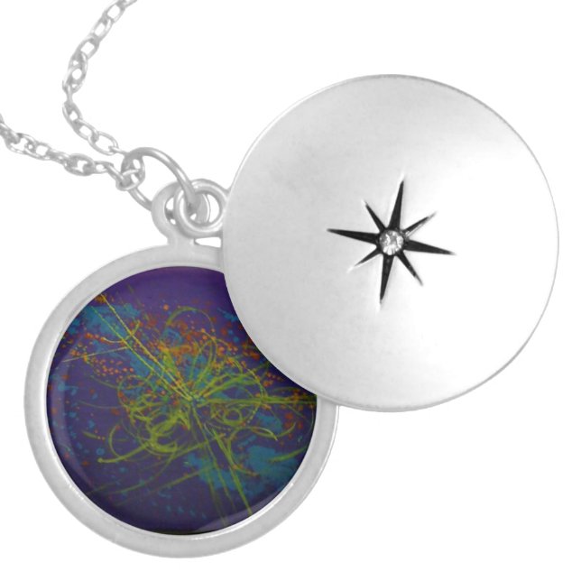 The God Particle Silver Plated Necklace (Front)