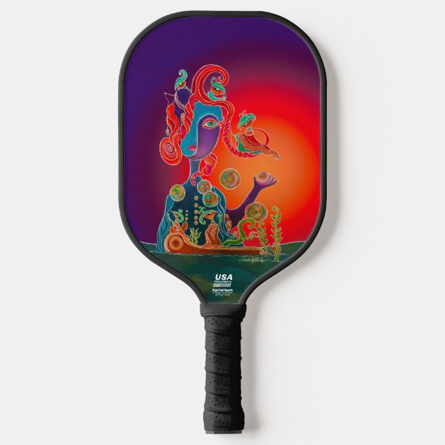 The Goddess Bright Pickleball Racket (Front)