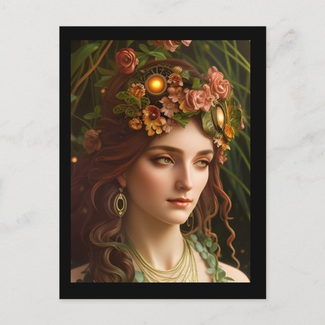 The Goddess Demeter | Digital Art Postcard (Front)