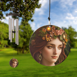 The Goddess Demeter Digital Art Wind Chime