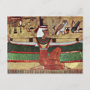 The Goddess Isis,  By Ägyptischer Maler Um 1360 Postcard