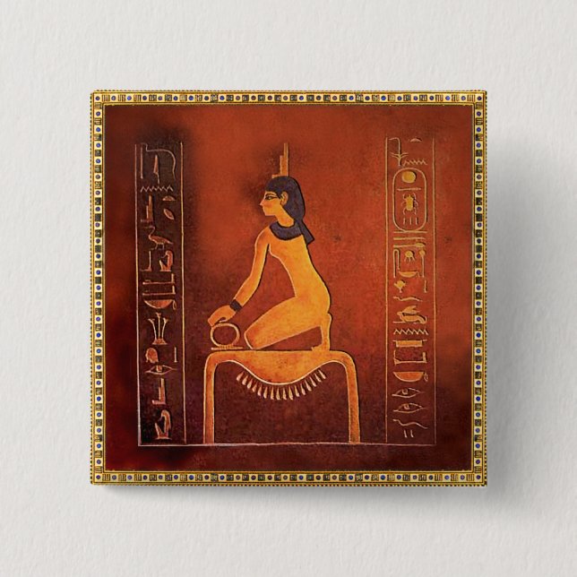 The Goddess Isis Pinback Button (Front)