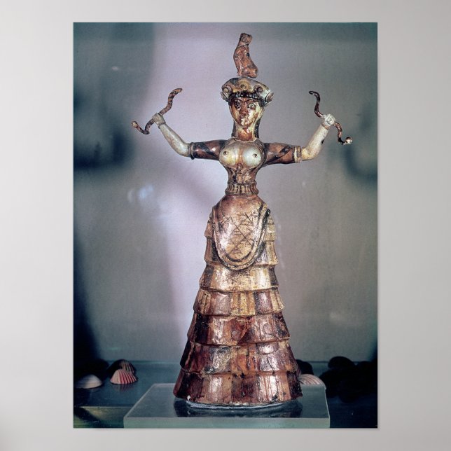 The Goddess of the Serpents Poster (Front)