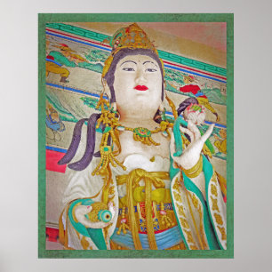 The Goddess Quan Yin in her Temple  Poster