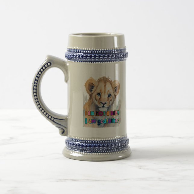 The Godfather of Lions Beer Mug (Left)
