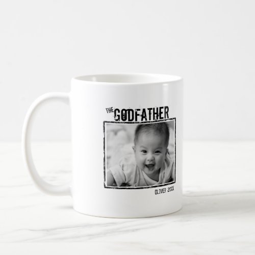 The Godfather  Personalized Photo and Name Coffee Mug